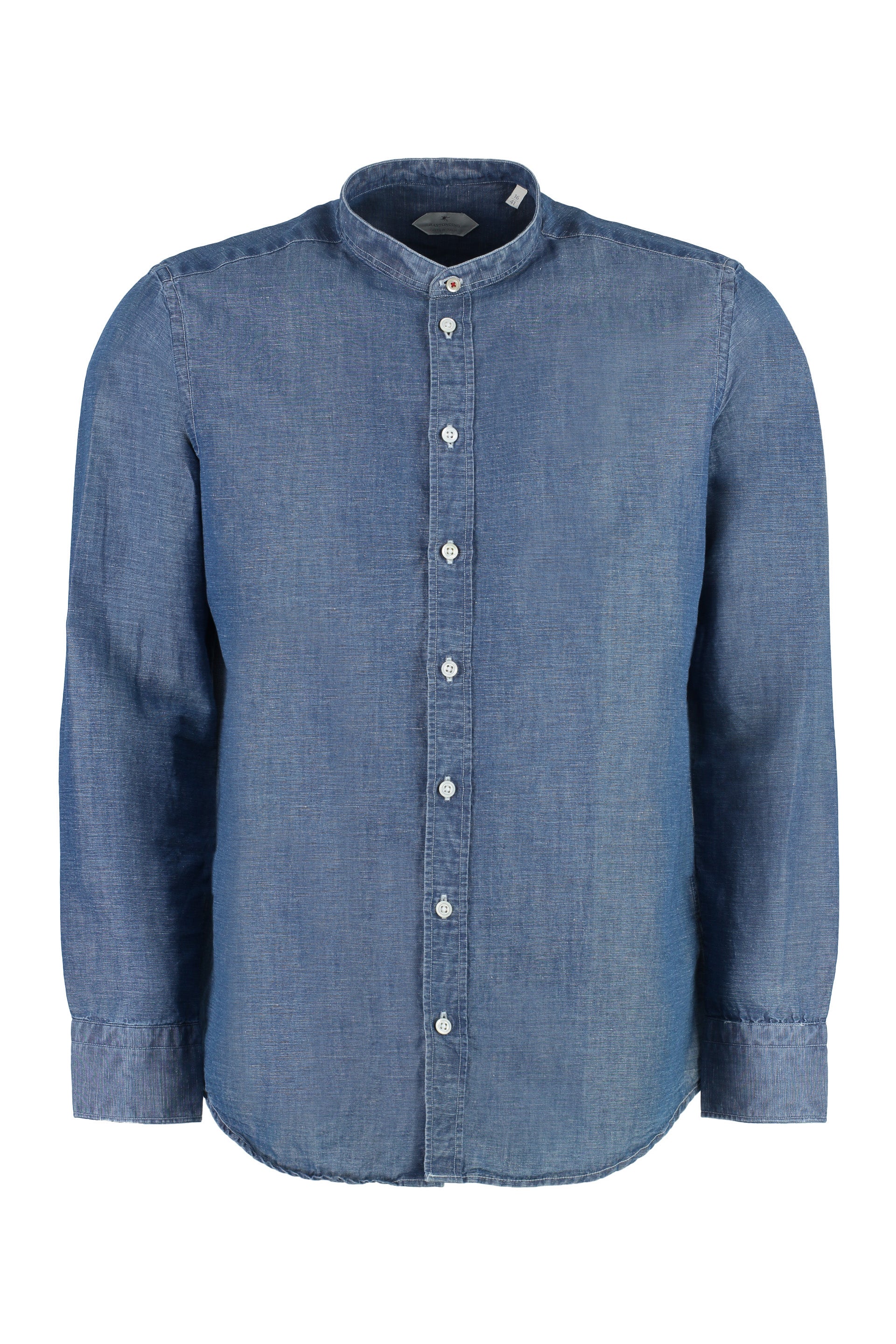 BASTONCINO Asymmetric Hem Cotton Shirt