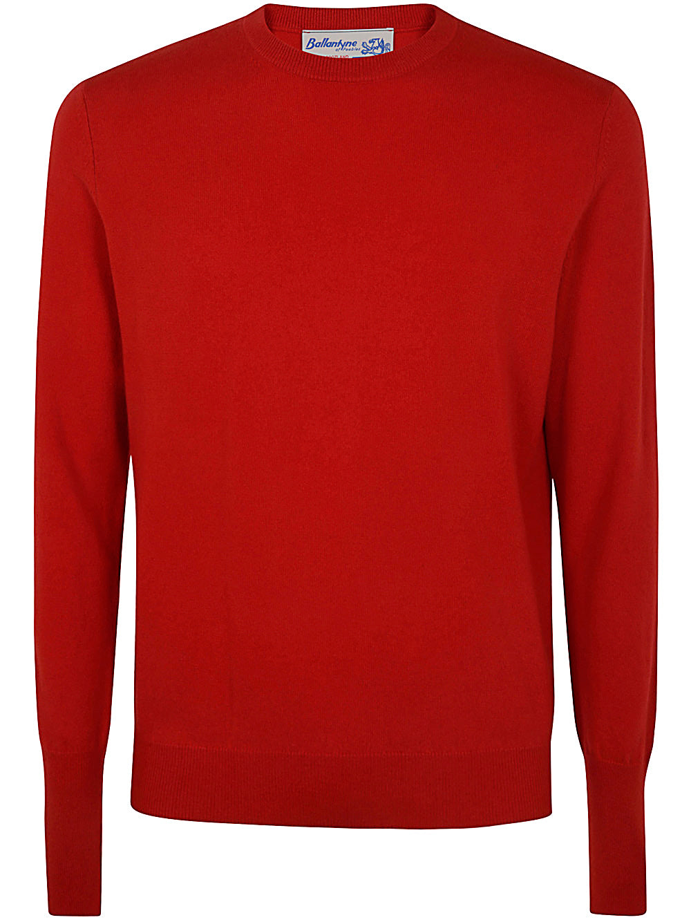 BALLANTYNE Men's Round Neck Cashmere Pullover