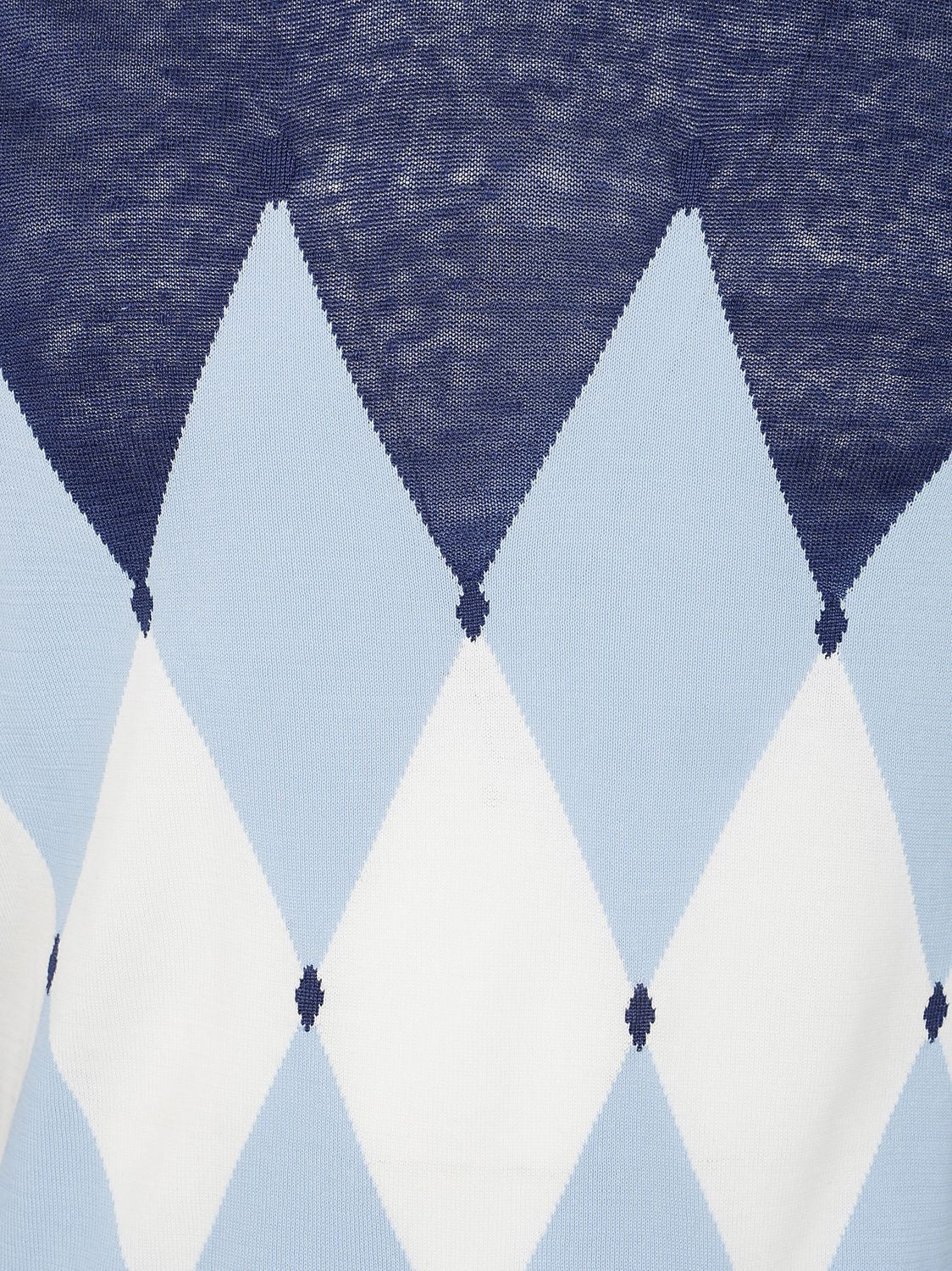 BALLANTYNE Classic R Neck Pullover for Men - SS25