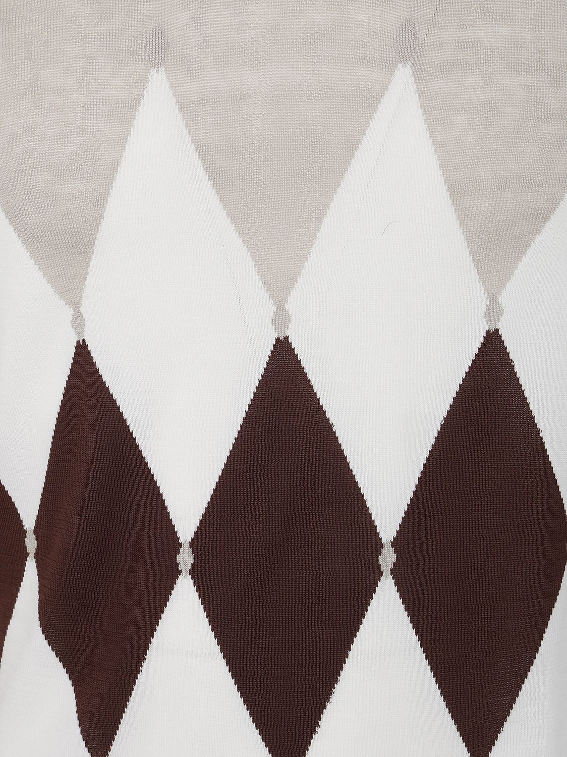 BALLANTYNE Diamond Knit Pullover for Men - SS25