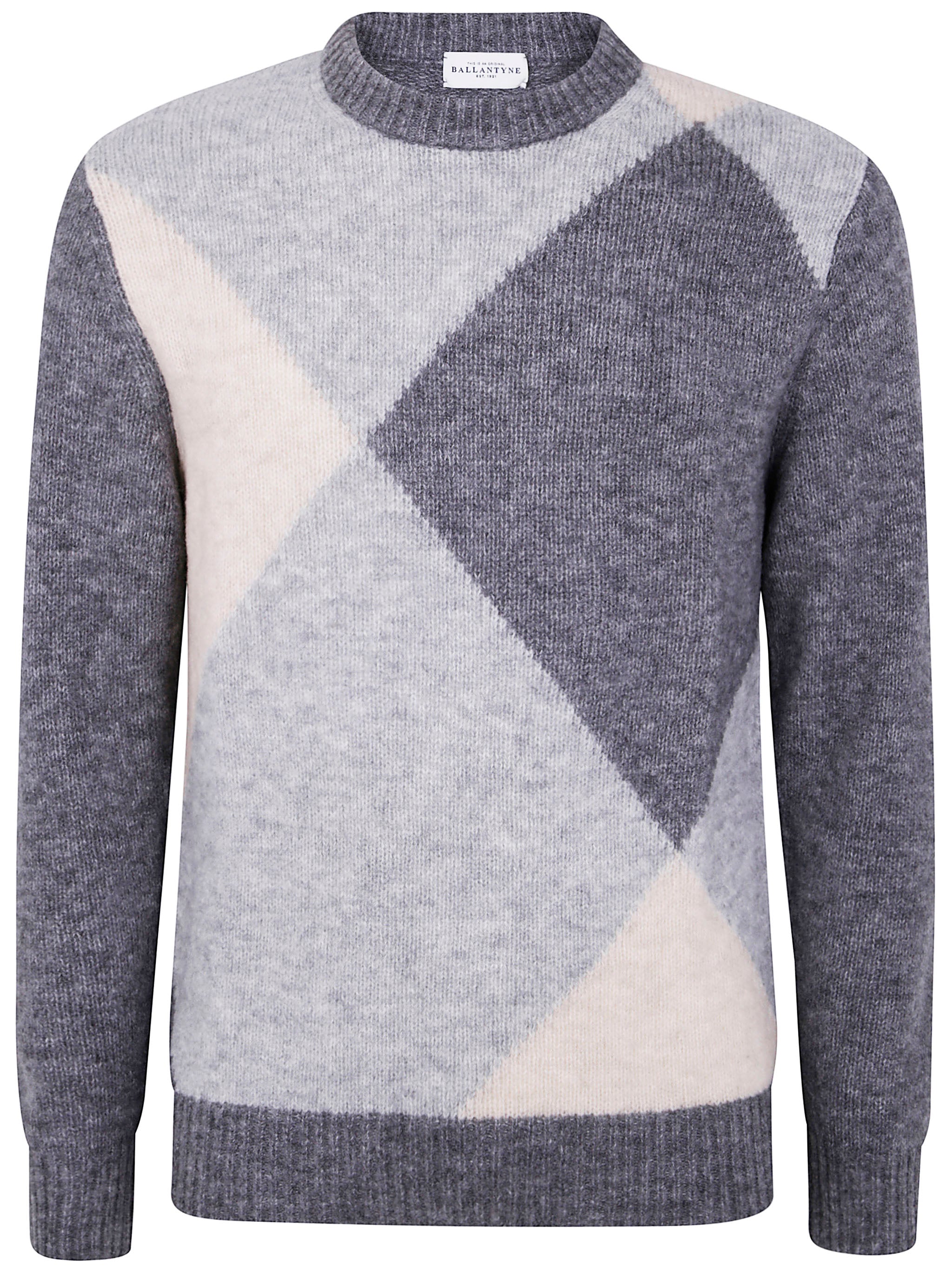 BALLANTYNE Men's Classic R Neck Pullover