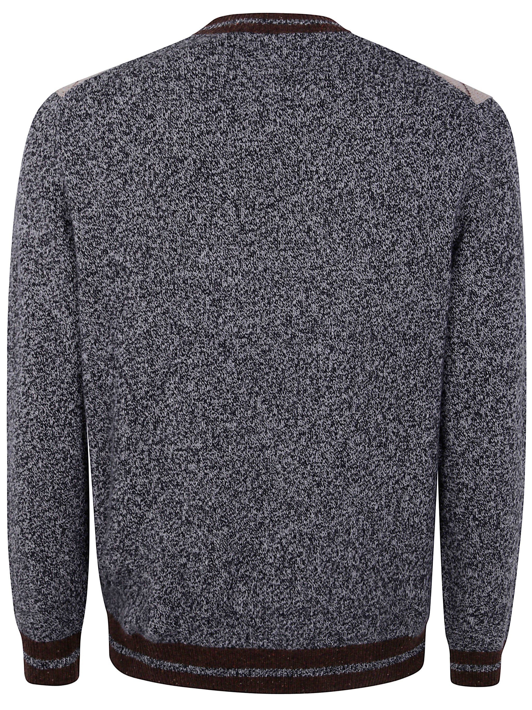 BALLANTYNE Men's Classic Wool Neck Pullover