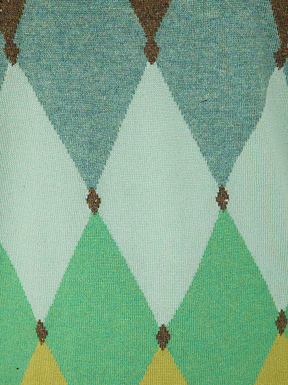 BALLANTYNE V Neck Pullover with Diamond Details