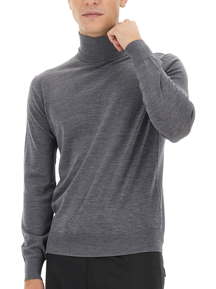BALLANTYNE Men's Regular Fit Wool Turtleneck Sweater - Size 48