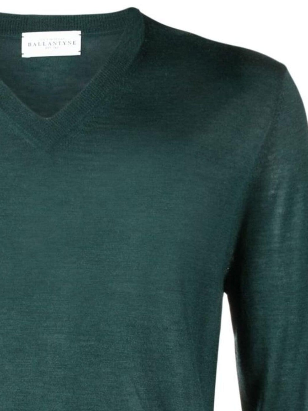 BALLANTYNE V Neck Slim Fit Pullover - Mini Style