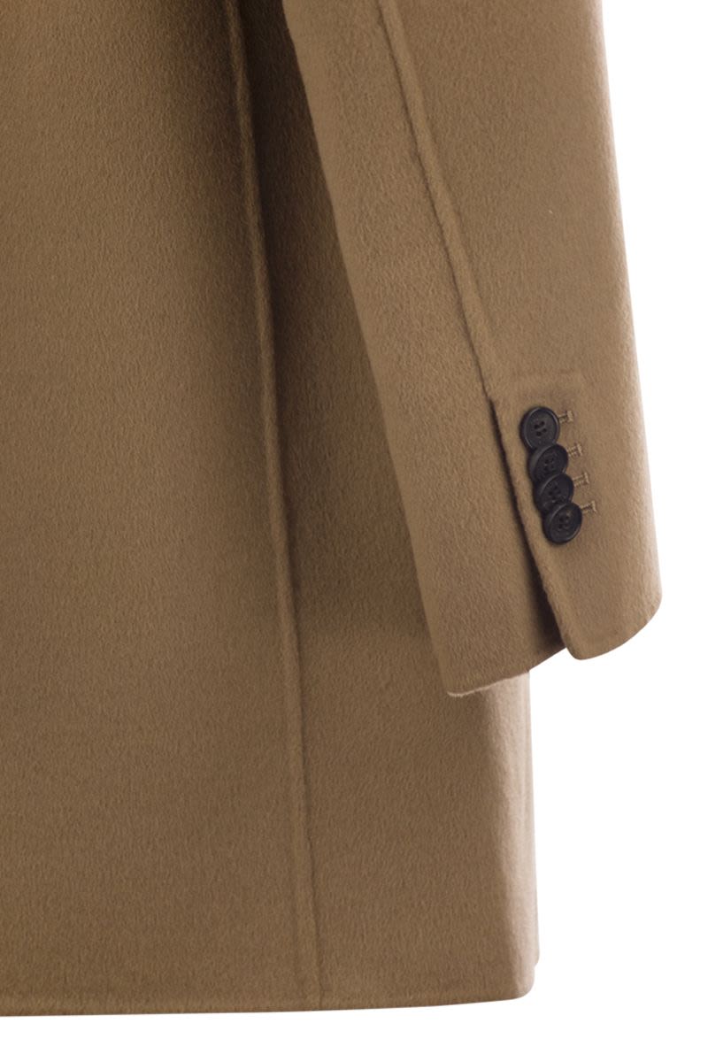 PALTÓ Double-Breasted Tailored Men's Coat with Lance Lapels