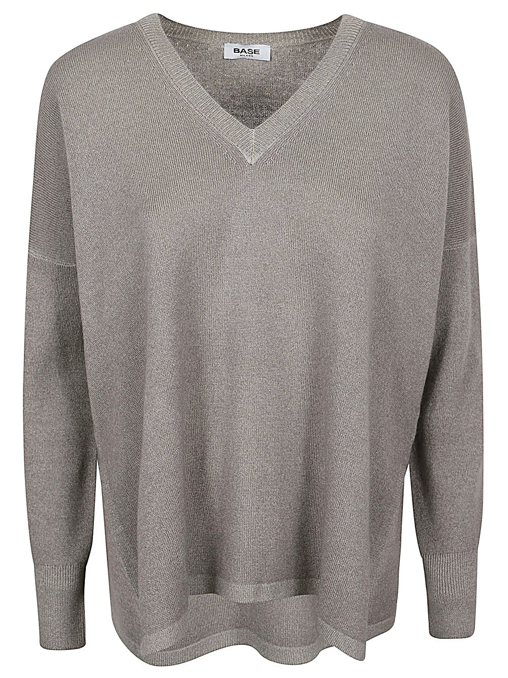 BASE MILANO Wool V-Necked Sweater for Women