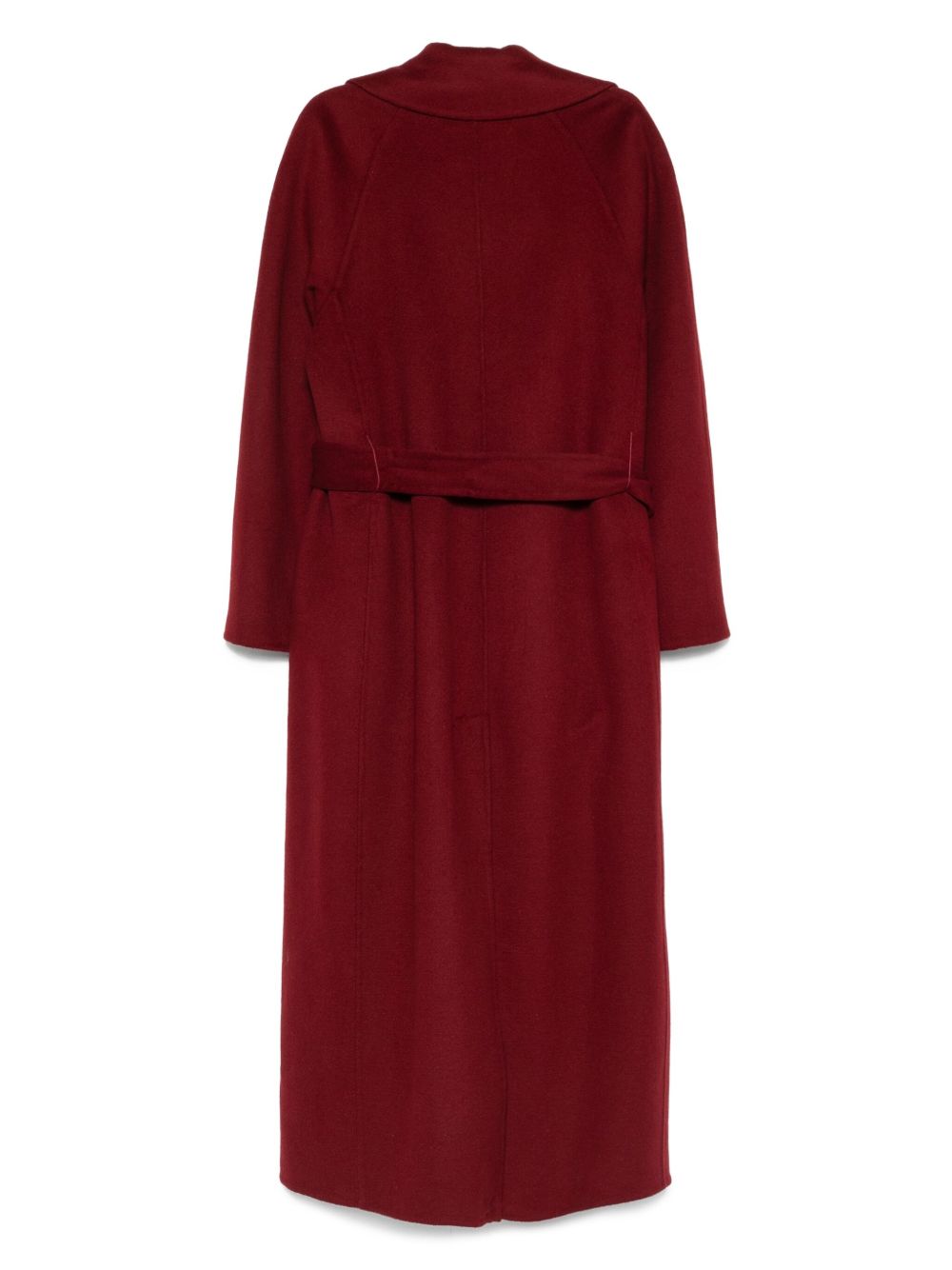 PALTÓ Double-Breasted Wool Jacket with Self-Tie Belt for Women