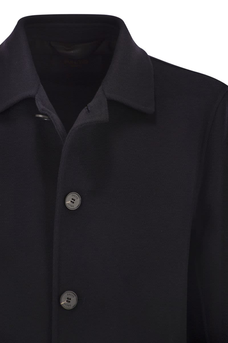 PALTÓ Men's Single-Breasted Wool Jacket - Medium Length