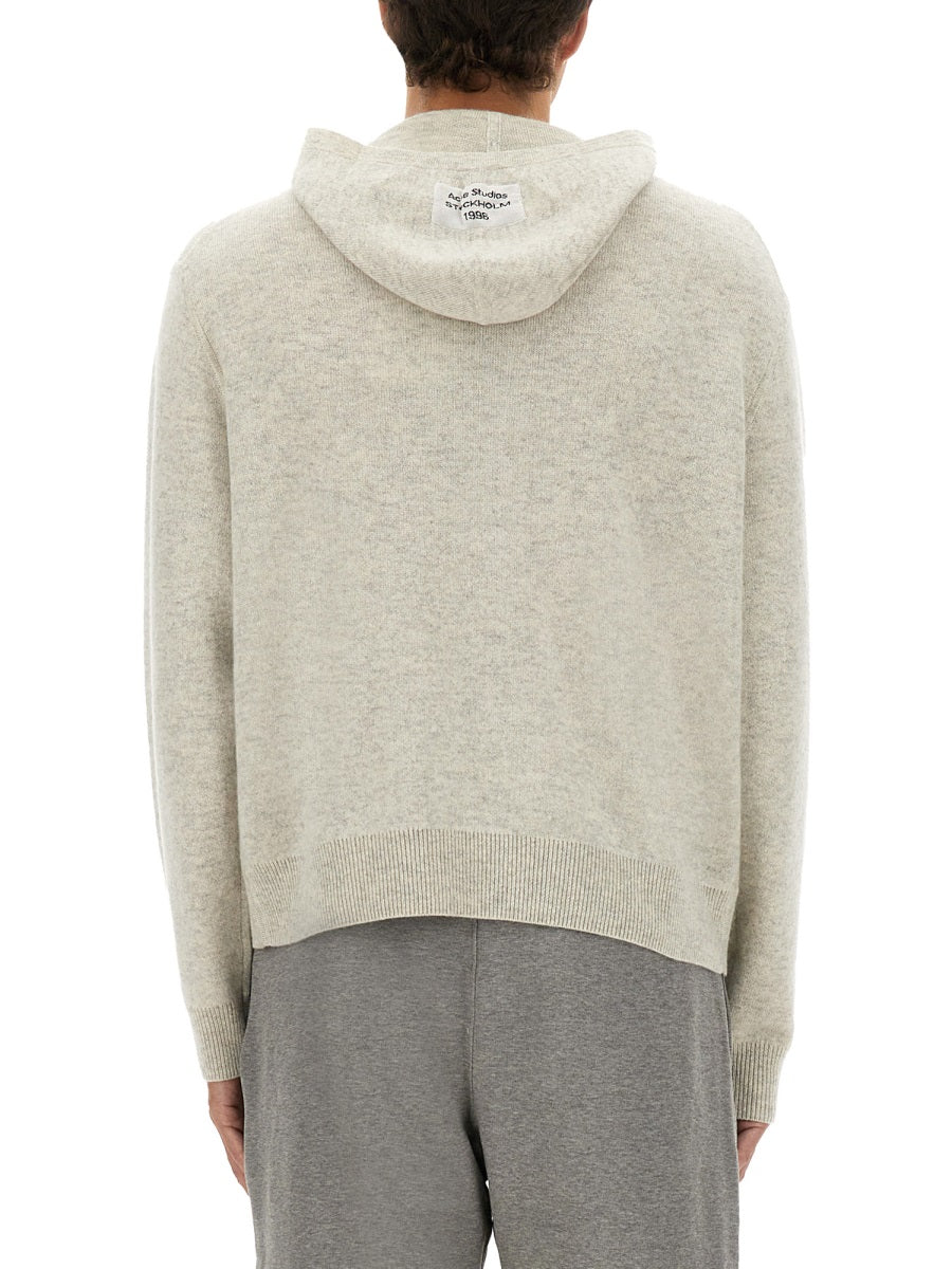 ACNE STUDIOS Essential Cashmere Blend Hoodie (Size L)
