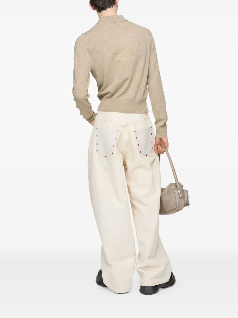 ACNE STUDIOS Heart Richard Yak Blend Knit Sweater