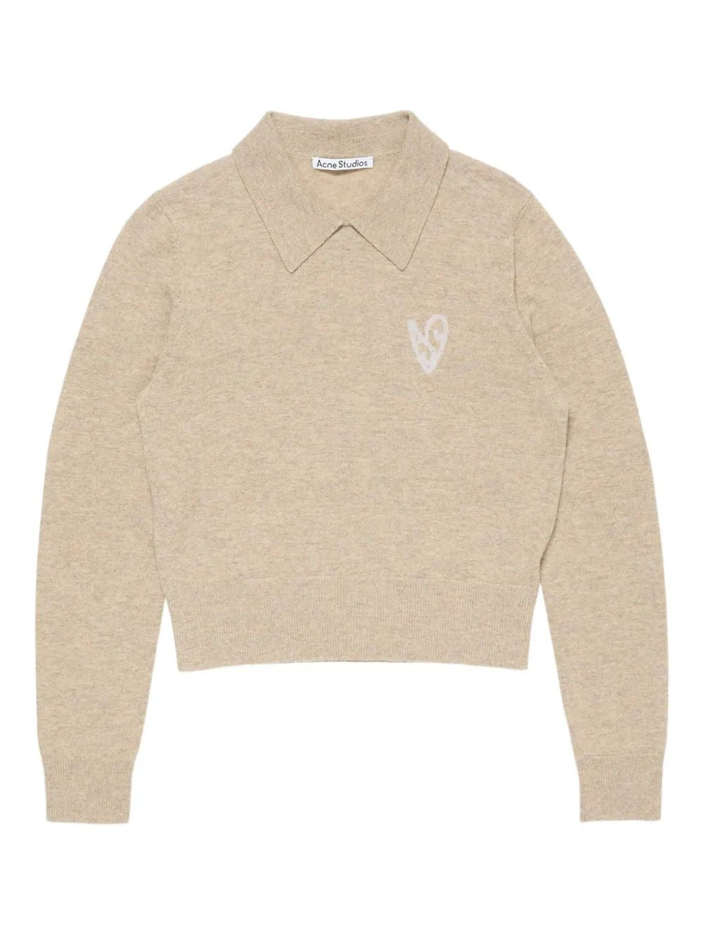 ACNE STUDIOS Heart Richard Yak Blend Knit Sweater