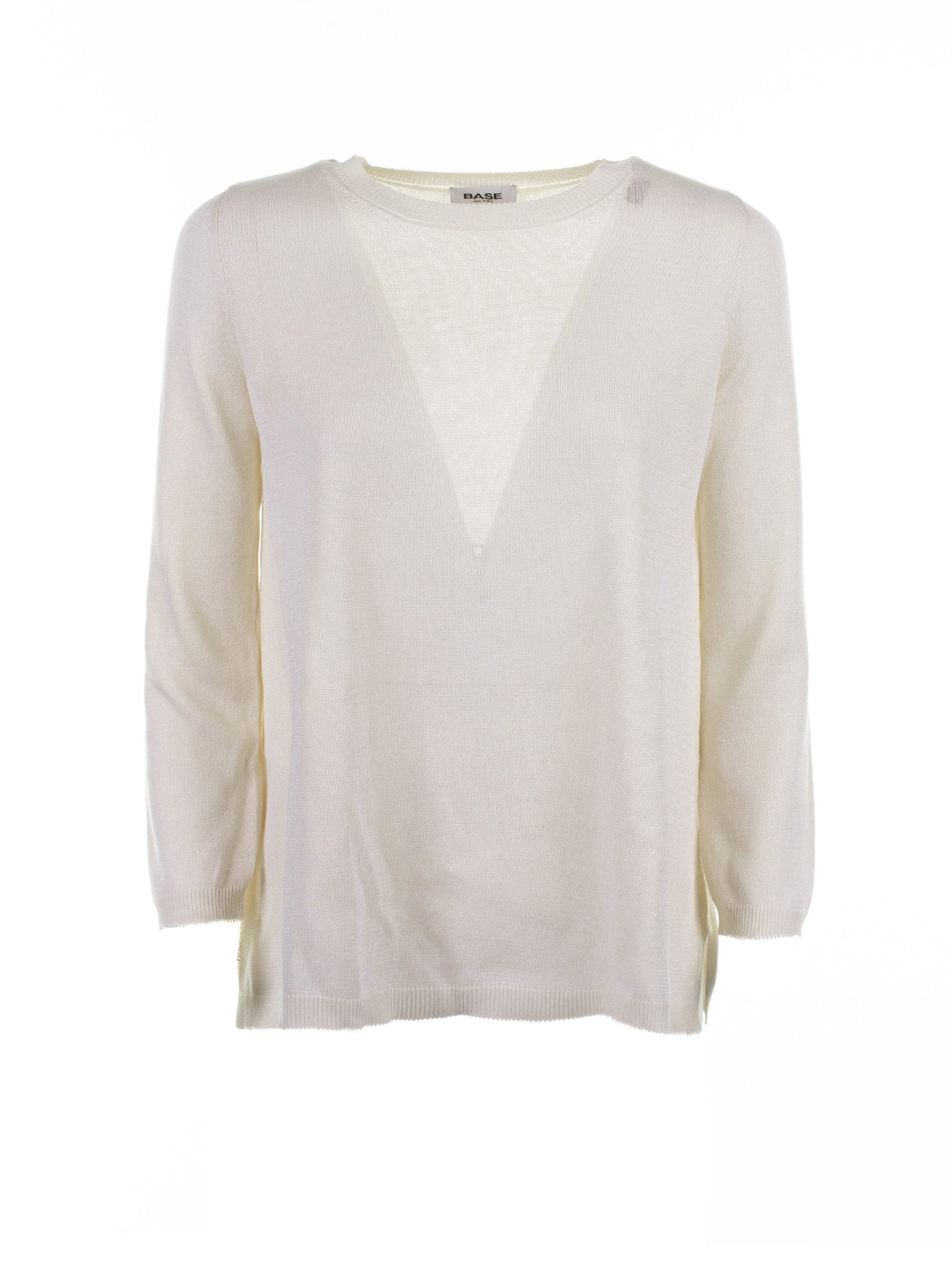 BASE MILANO Crewneck Sweater for Women - SS24 Collection