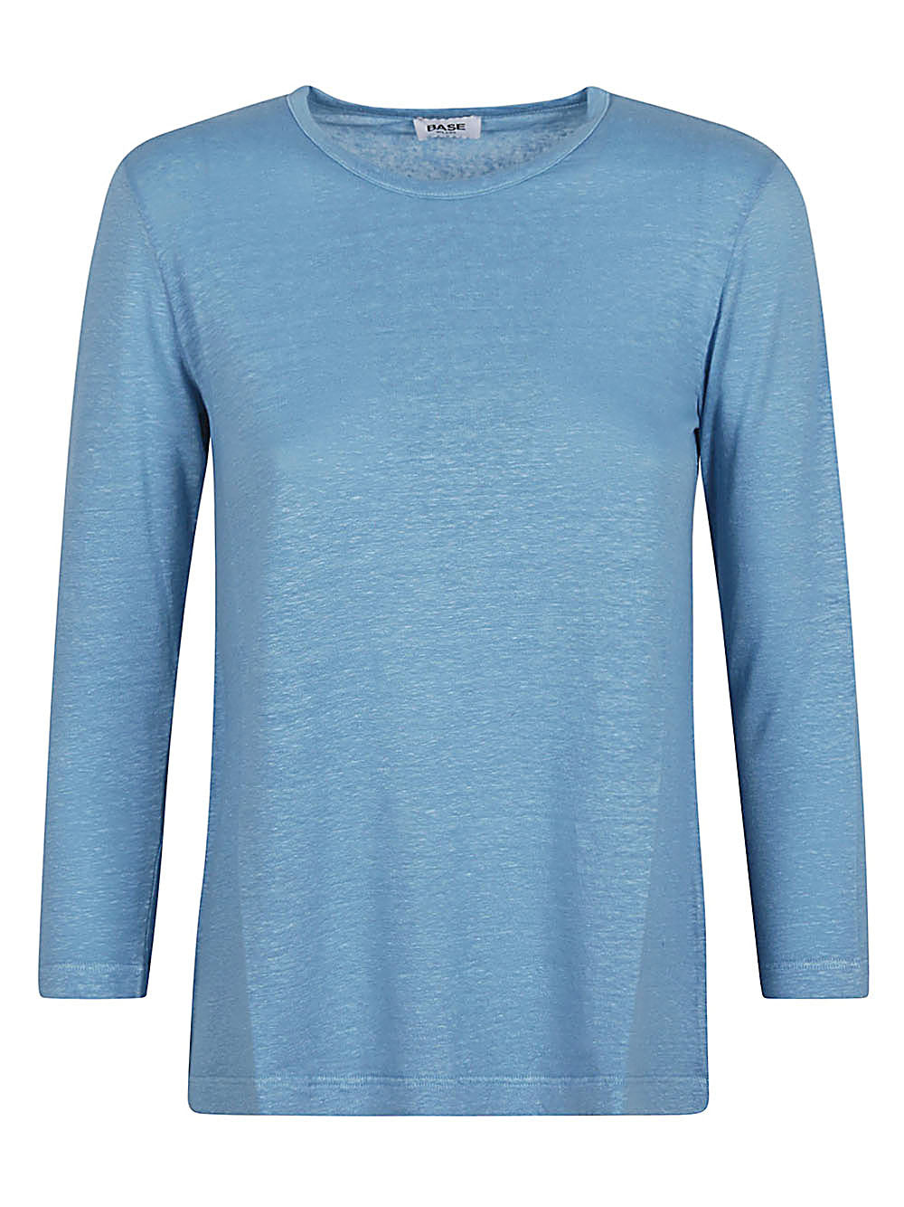 BASE MILANO Linen Long Sleeve T-Shirt for Women