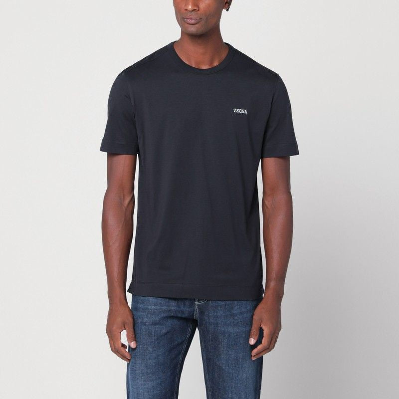 ZEGNA Logo T-Shirt for Men - FW25 Collection
