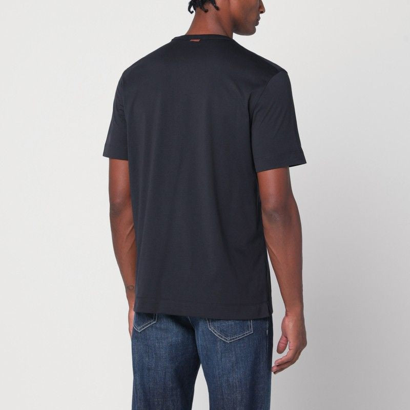 ZEGNA Logo T-Shirt for Men - FW25 Collection