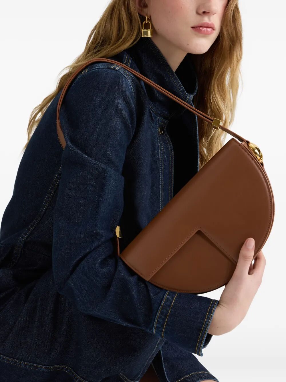PATOU Leather Handbag for Women - FW25 Collection