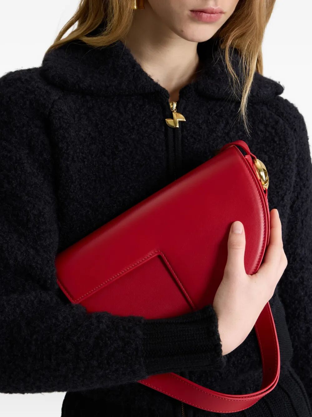 PATOU Mini Leather Handbag