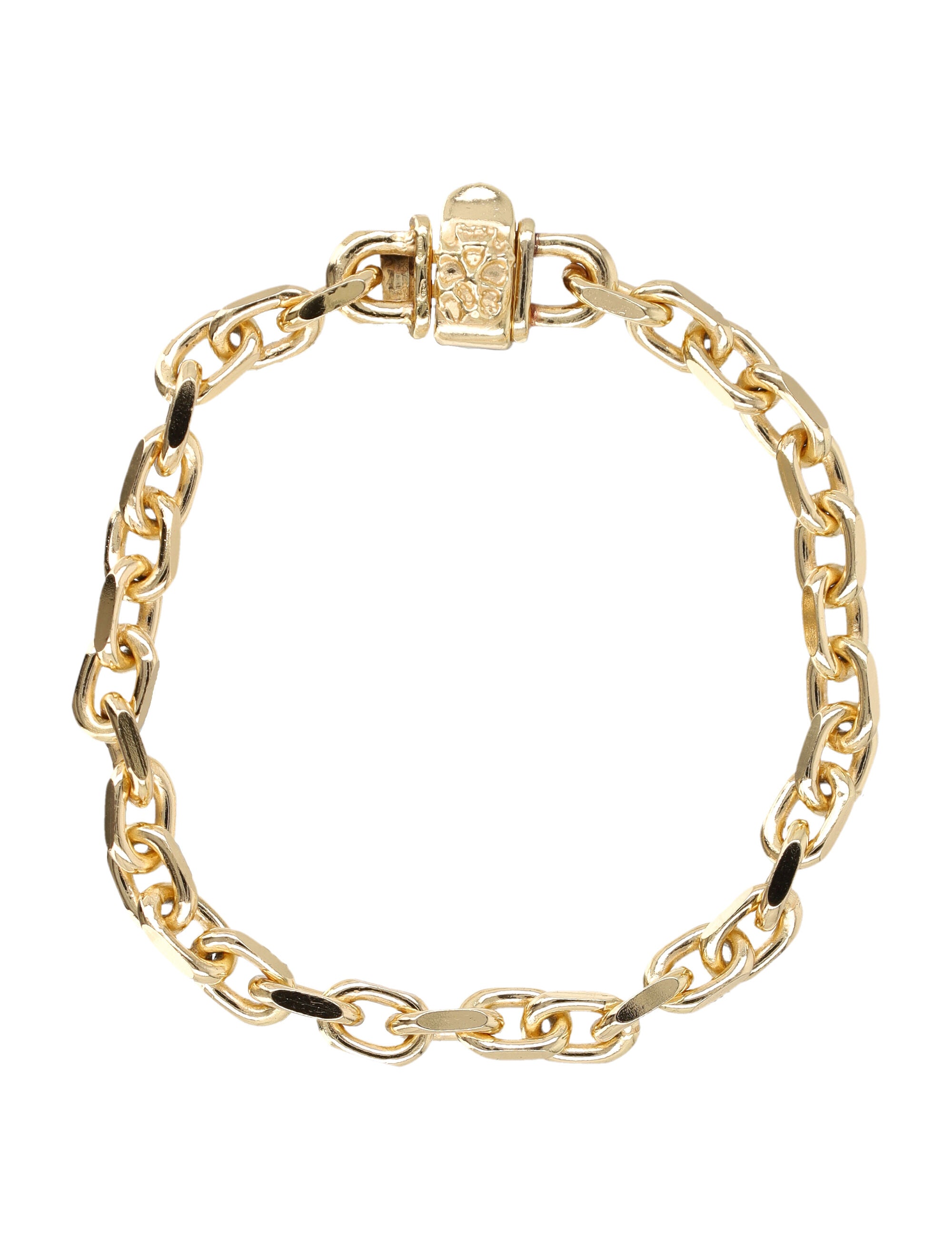 EMANUELE BICOCCHI Gold-Plated Silver Chain Bracelet for Men