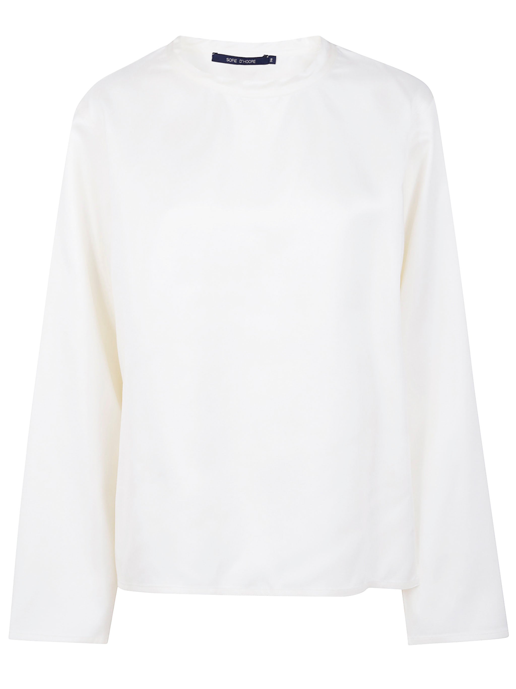 SOFIE D HOORE Long Sleeves Silky T-Shirt