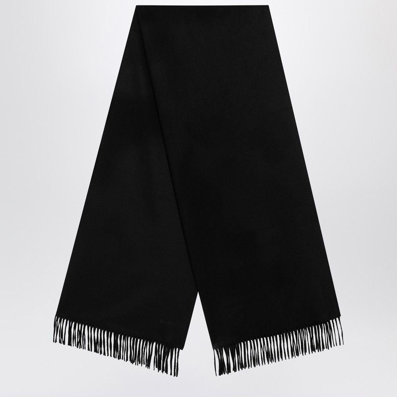 MAX MARA Cashmere Scarf with Fringed Border