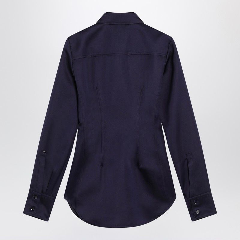 MAX MARA SPORTMAX Fitted Shirt with Curved Hem for Women