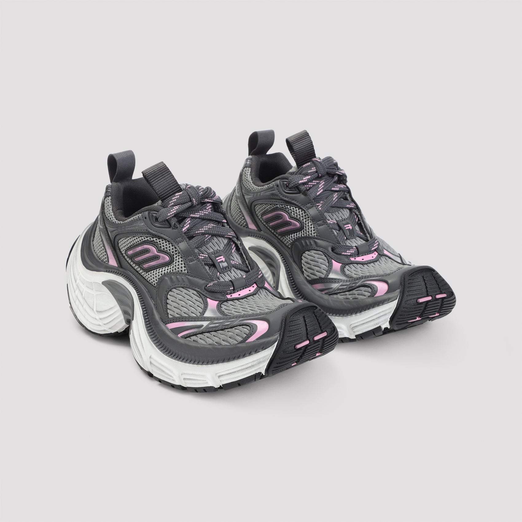 BALENCIAGA Worn-Out Effect Sneakers - Bold Style for Women