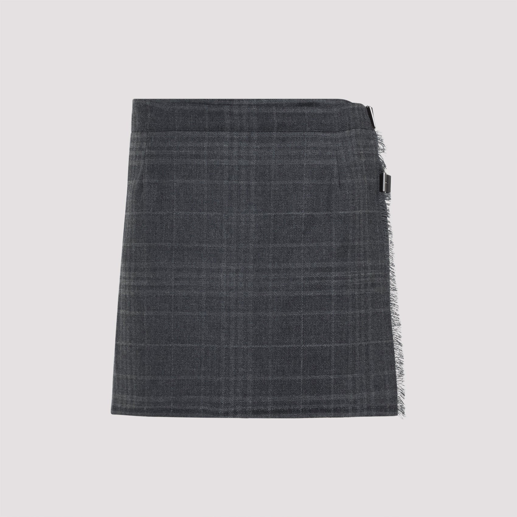 BALENCIAGA Chic Wool Mini Skirt