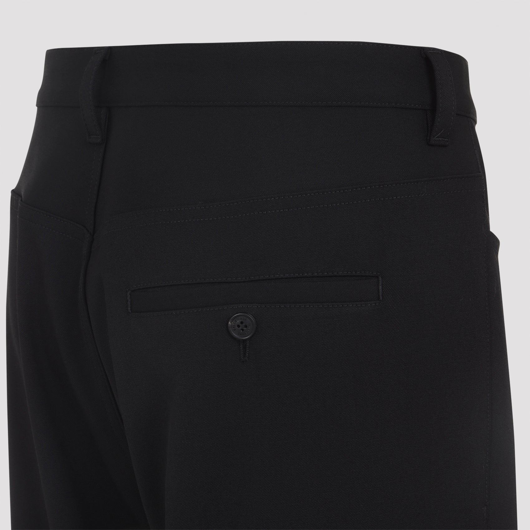 BALENCIAGA Tailored Wool Blend Trousers for Men