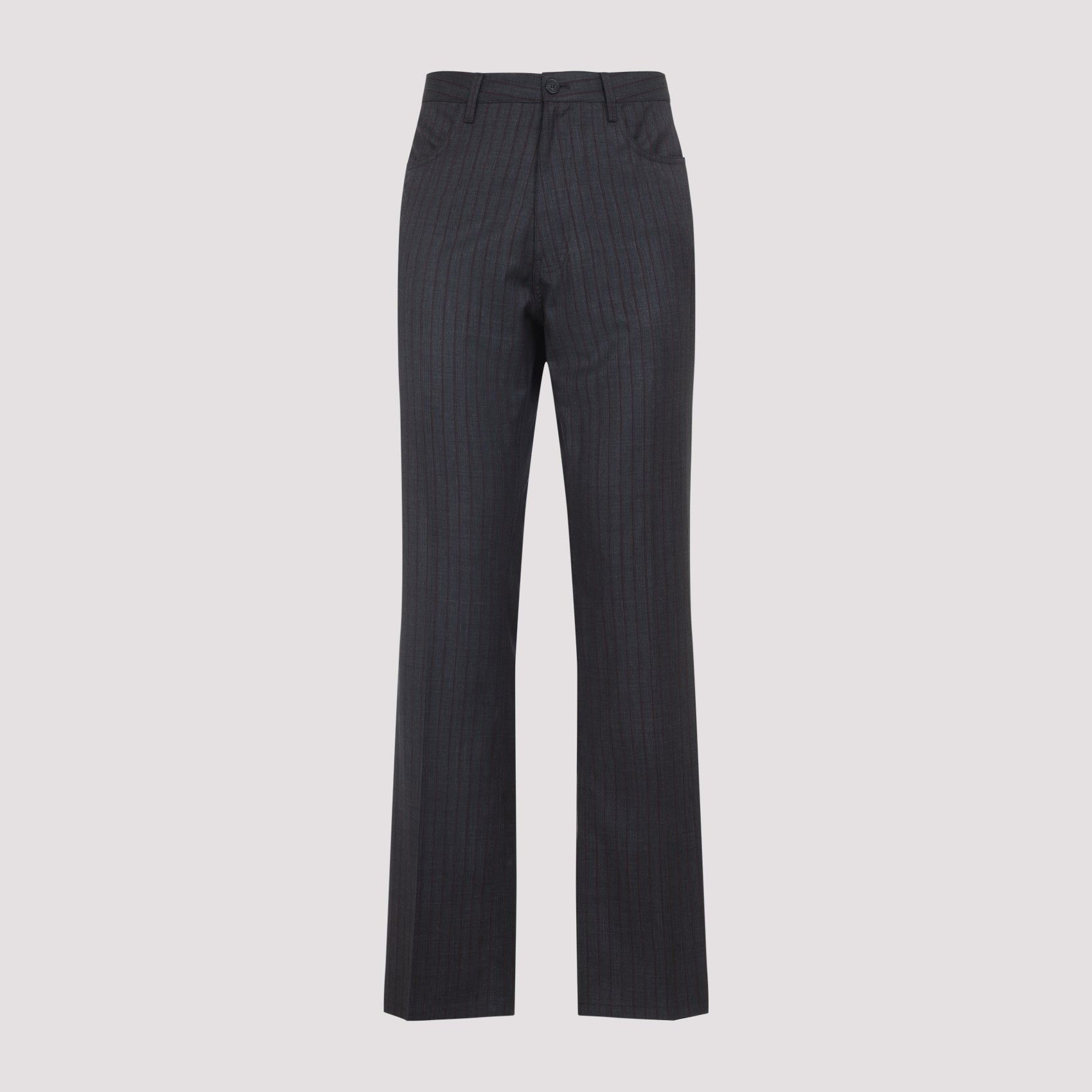 BALENCIAGA Sophisticated 100% Wool Trousers for Men