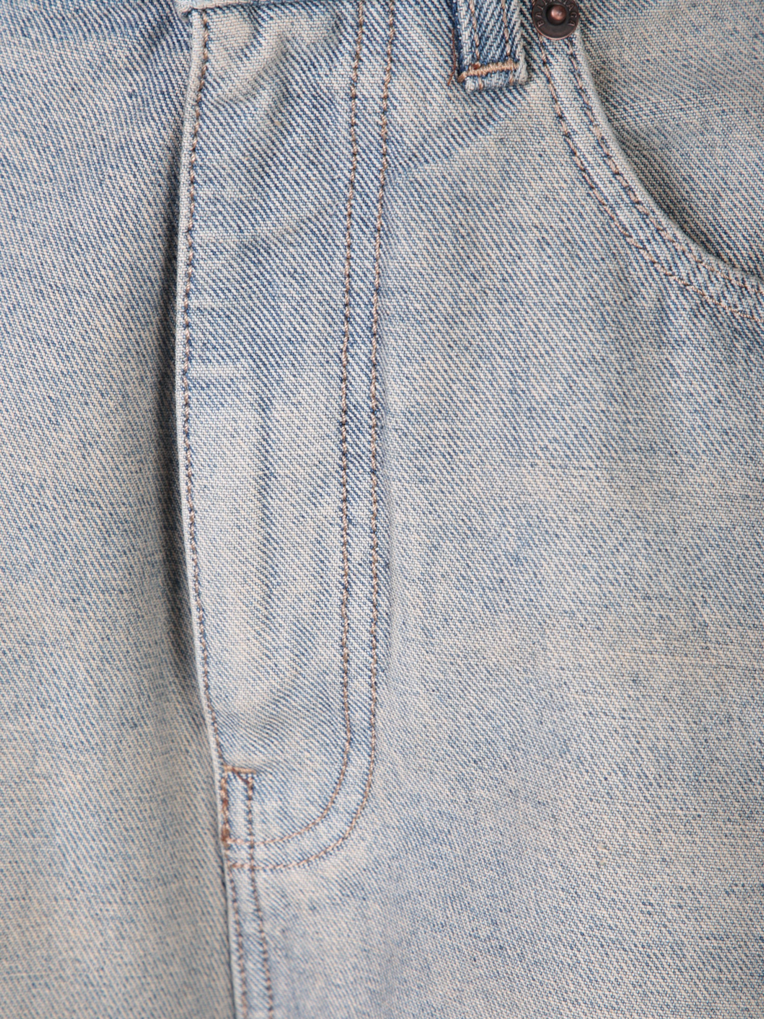 BALENCIAGA Oversized Blue Jeans for Spring and Summer