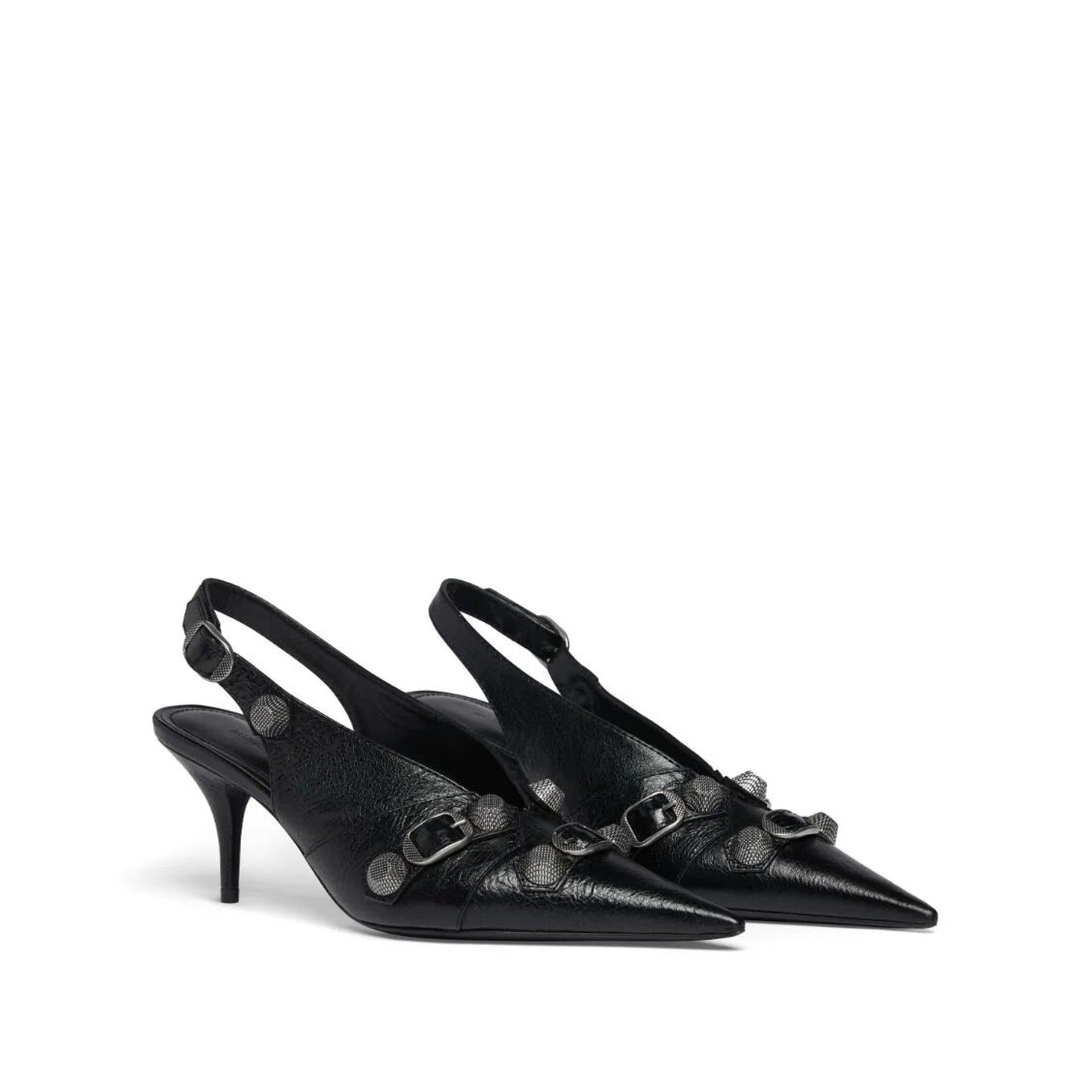 BALENCIAGA Chic Slingback Pumps with Stud Embellishments - 7 cm Heel