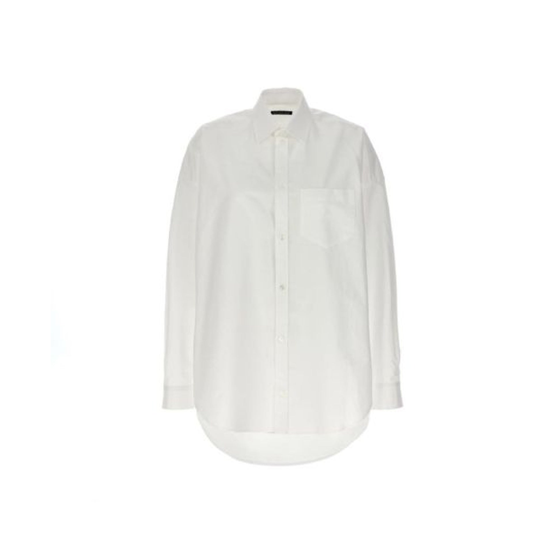 BALENCIAGA Oversized Poplin Shirt for Women