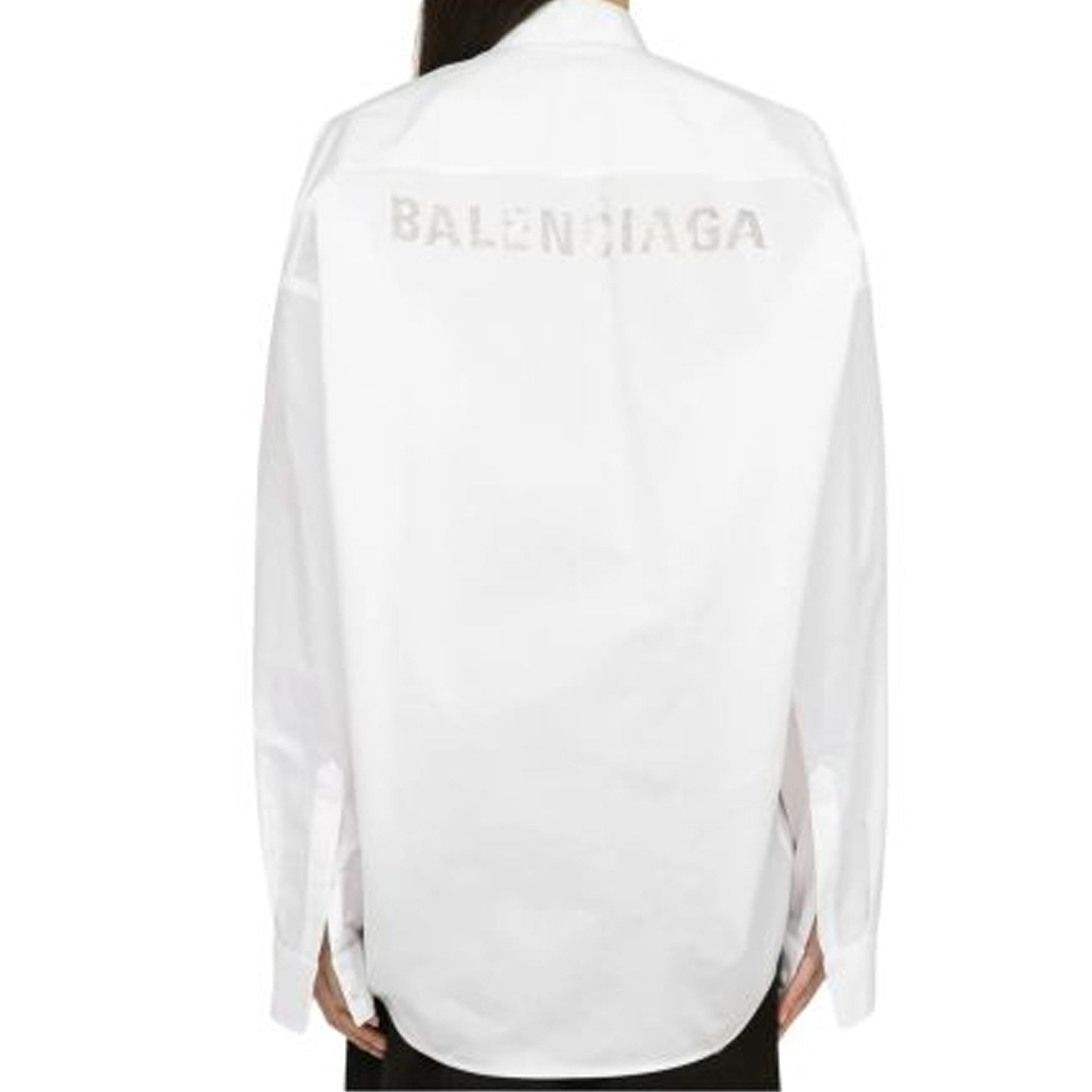 BALENCIAGA Oversized Poplin Shirt for Women