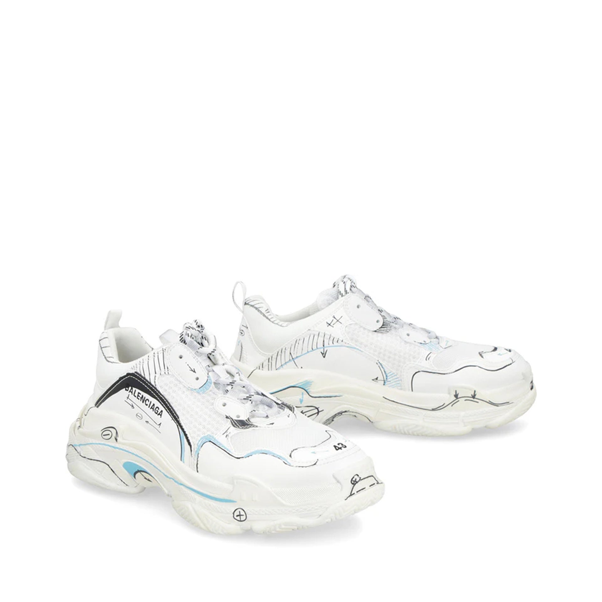 BALENCIAGA Triple S Sneakers for Men - Perfect for Fall Winter 24/25