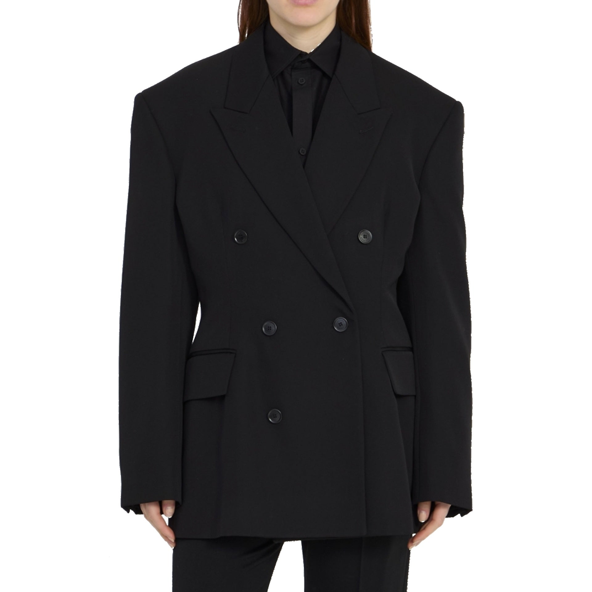 BALENCIAGA Chic Slim Fit Wool Jacket