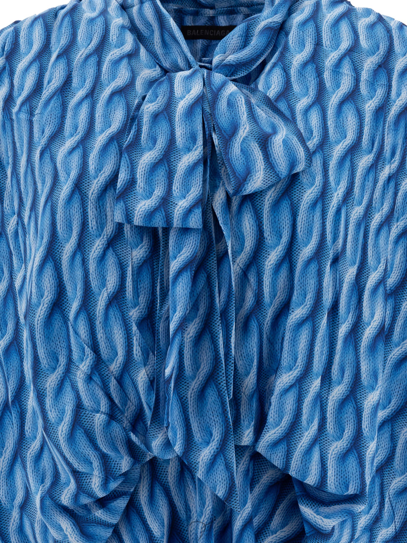 BALENCIAGA Printed Flared Dress for Women - Long Design