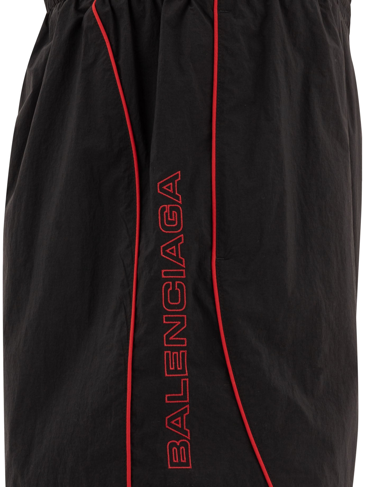 BALENCIAGA Logo-Emblazoned Low Rise Mini Shorts for Men