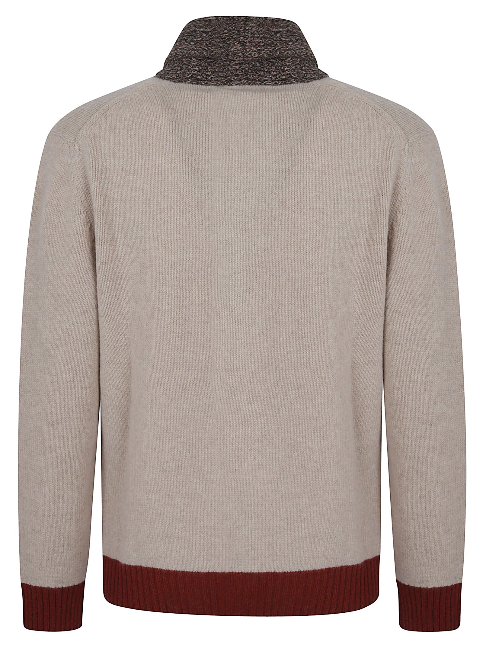 BALLANTYNE Diamond Intarsia Wool Sweater for Men - FW25