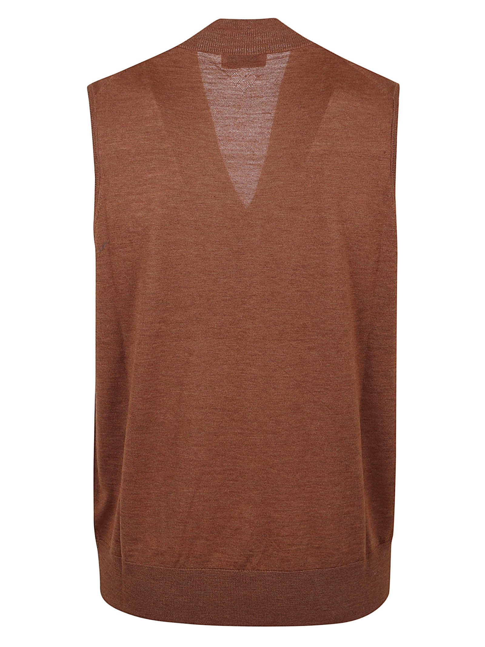 BALLANTYNE Luxurious Wool Knit Waistcoat for Men