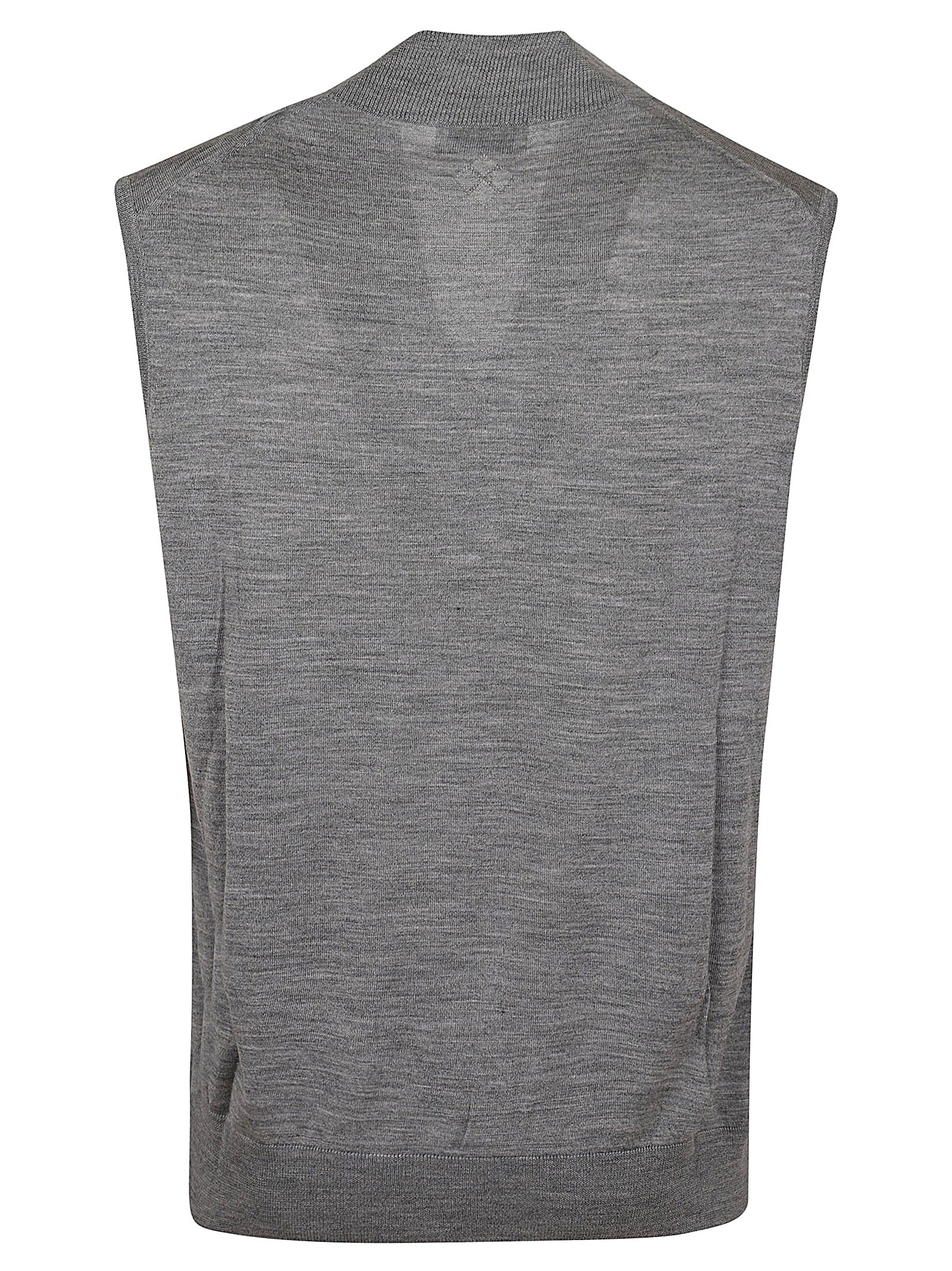 BALLANTYNE Premium Wool Waistcoat with Classic V-Neck