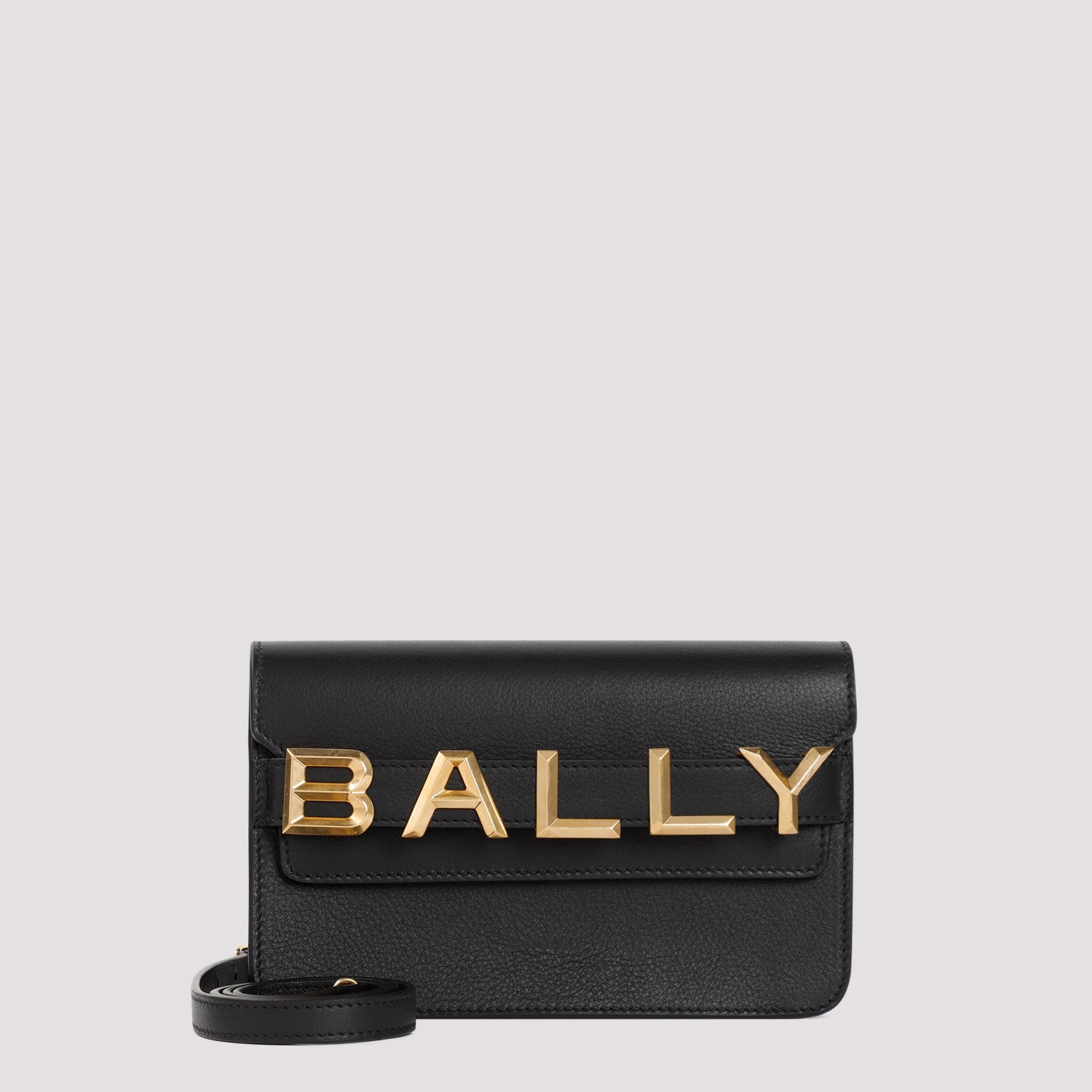 BALLY Mini Shoulder Handbag with Golden Logo