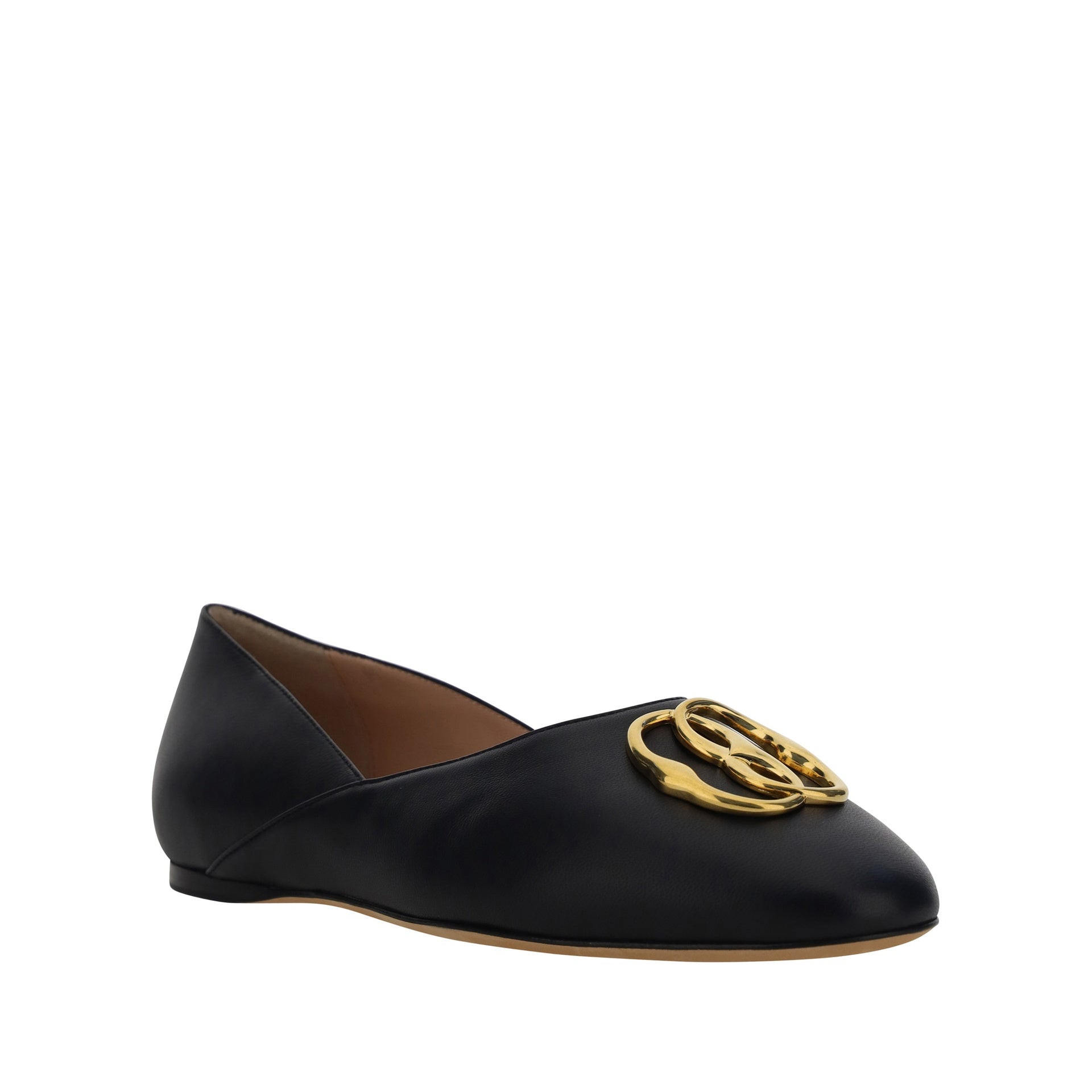 BALLY Luxurious Leather Ballerina Flats