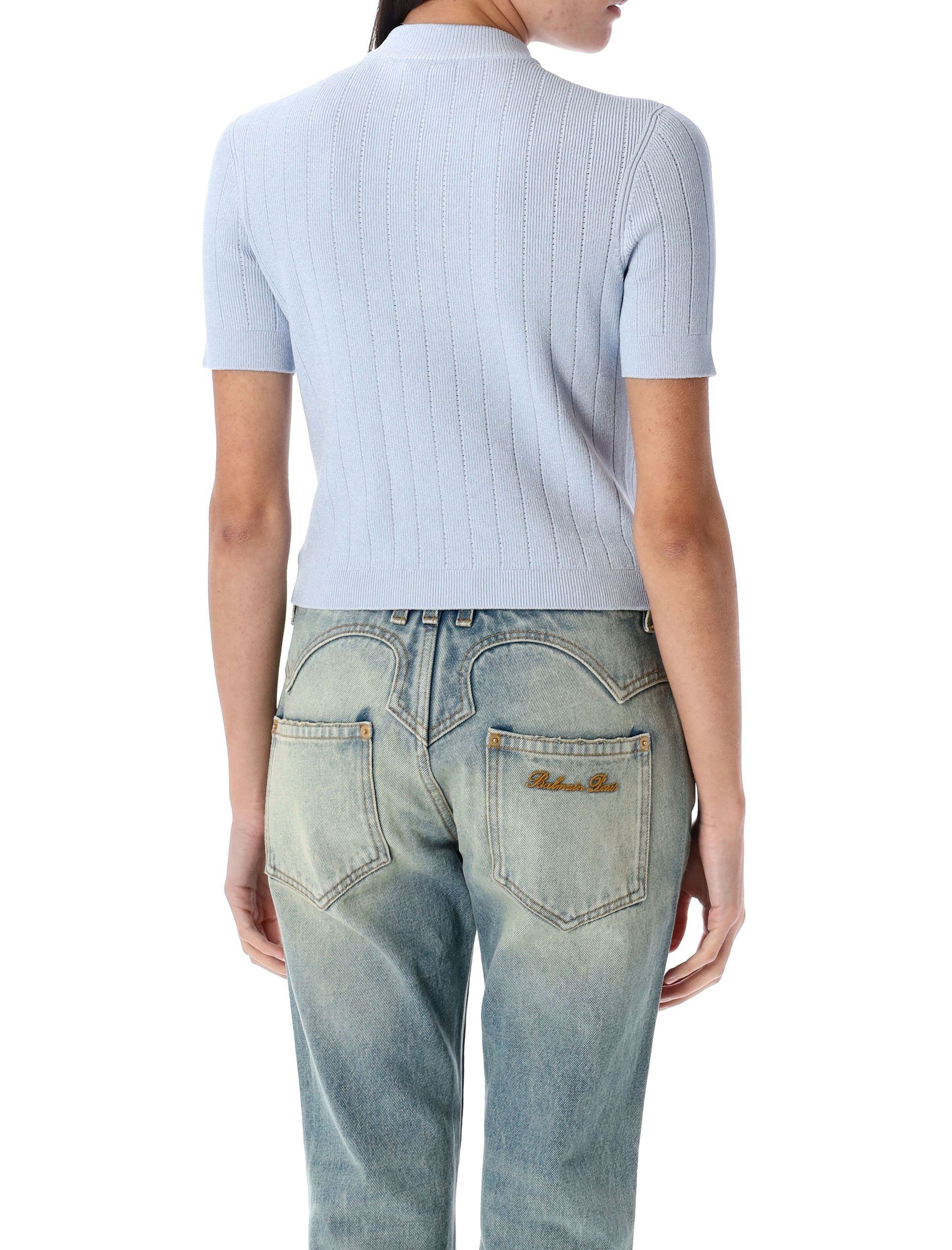 BALMAIN 4-Pocket Knit Cardigan