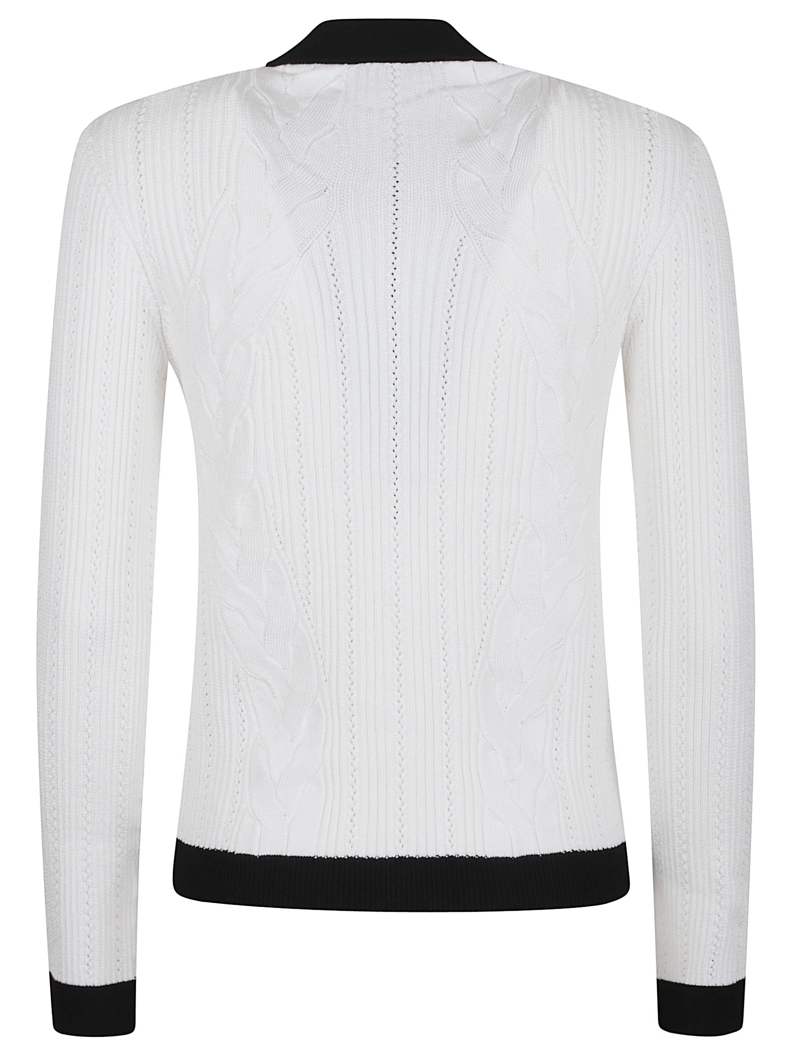 BALMAIN Regular Fit Viscose Blend Sweater