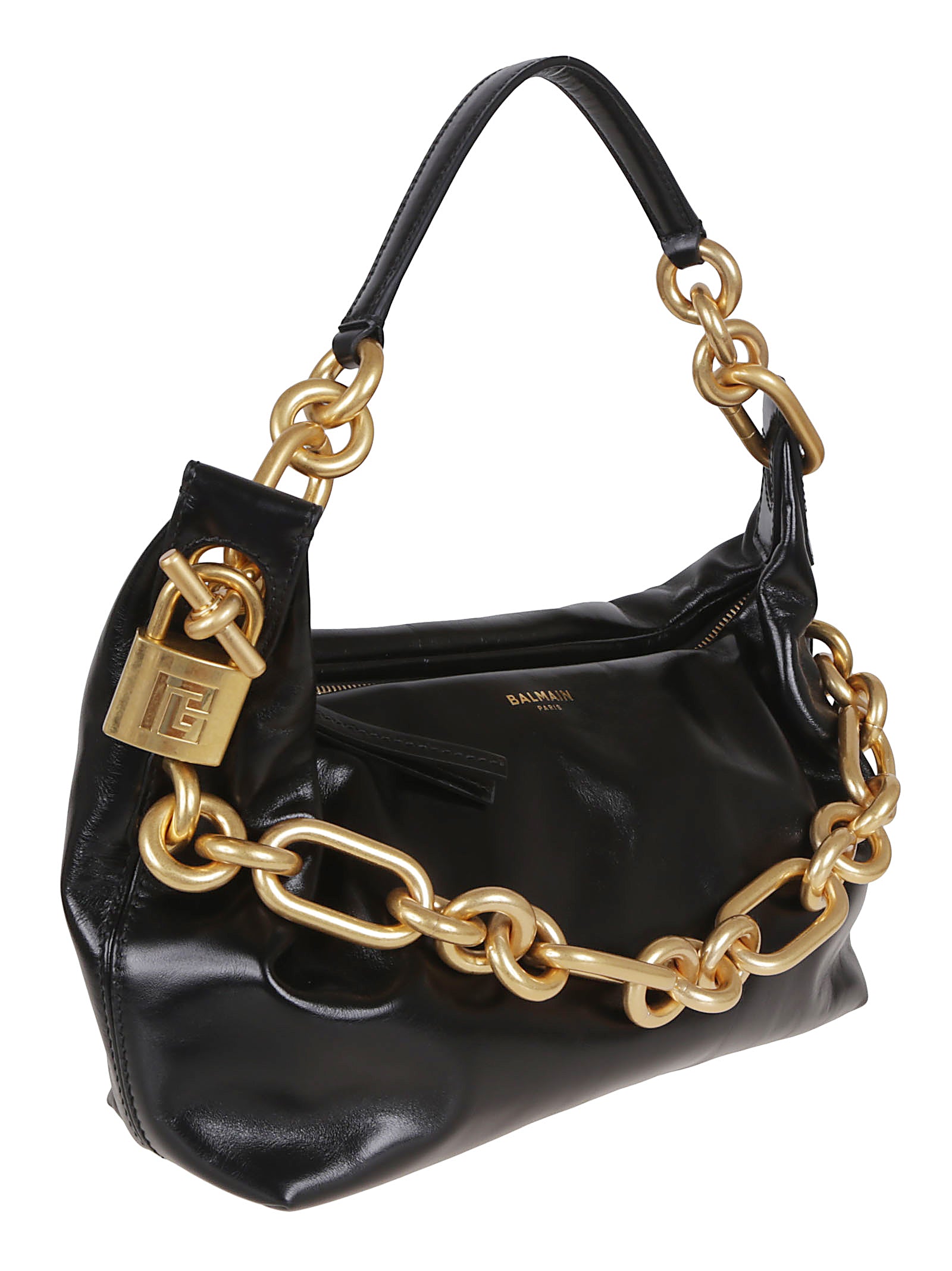 BALMAIN Mini Handbag with Luxurious Leather Finish
