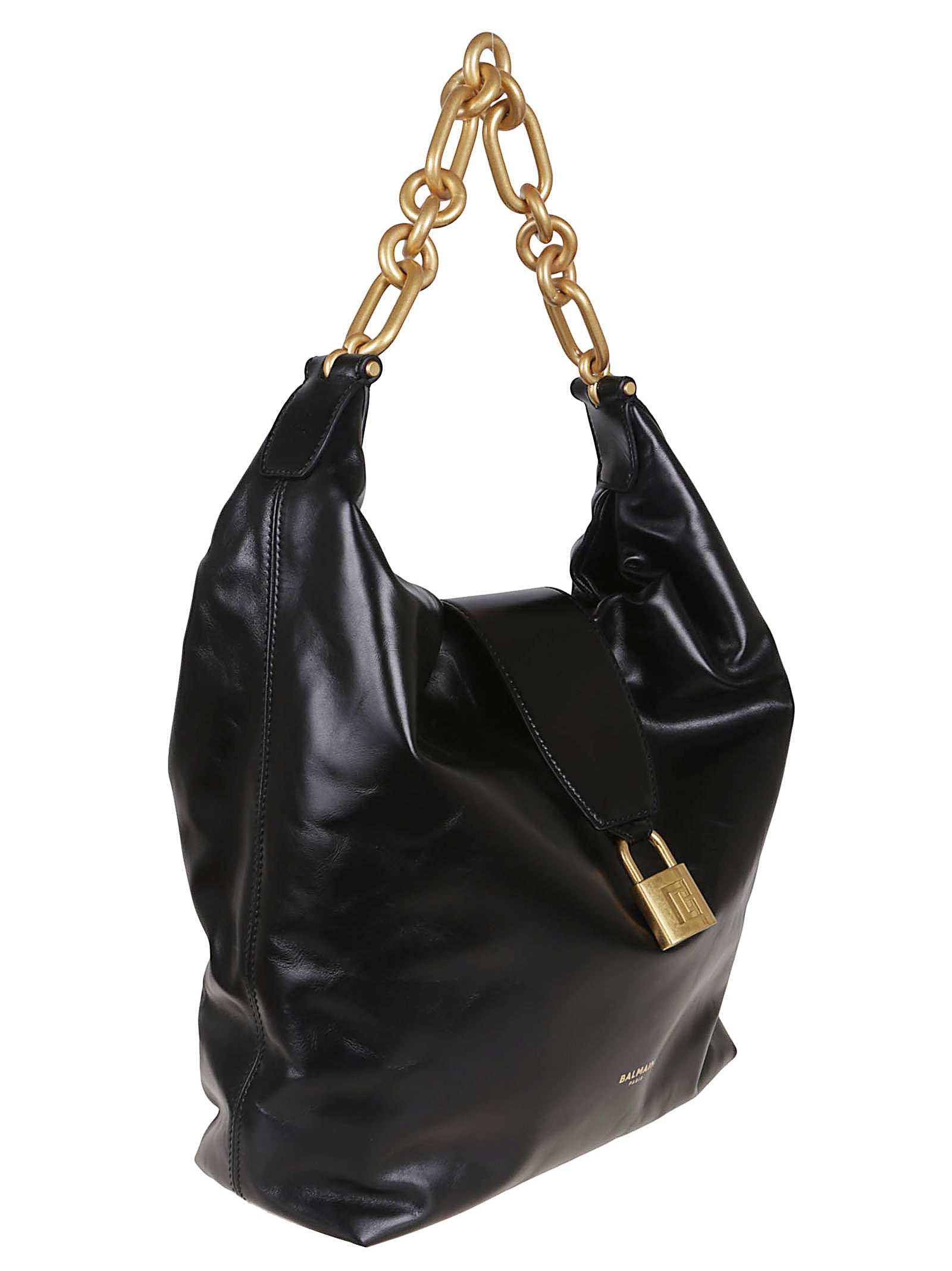 BALMAIN Chic Leather Mini Handbag