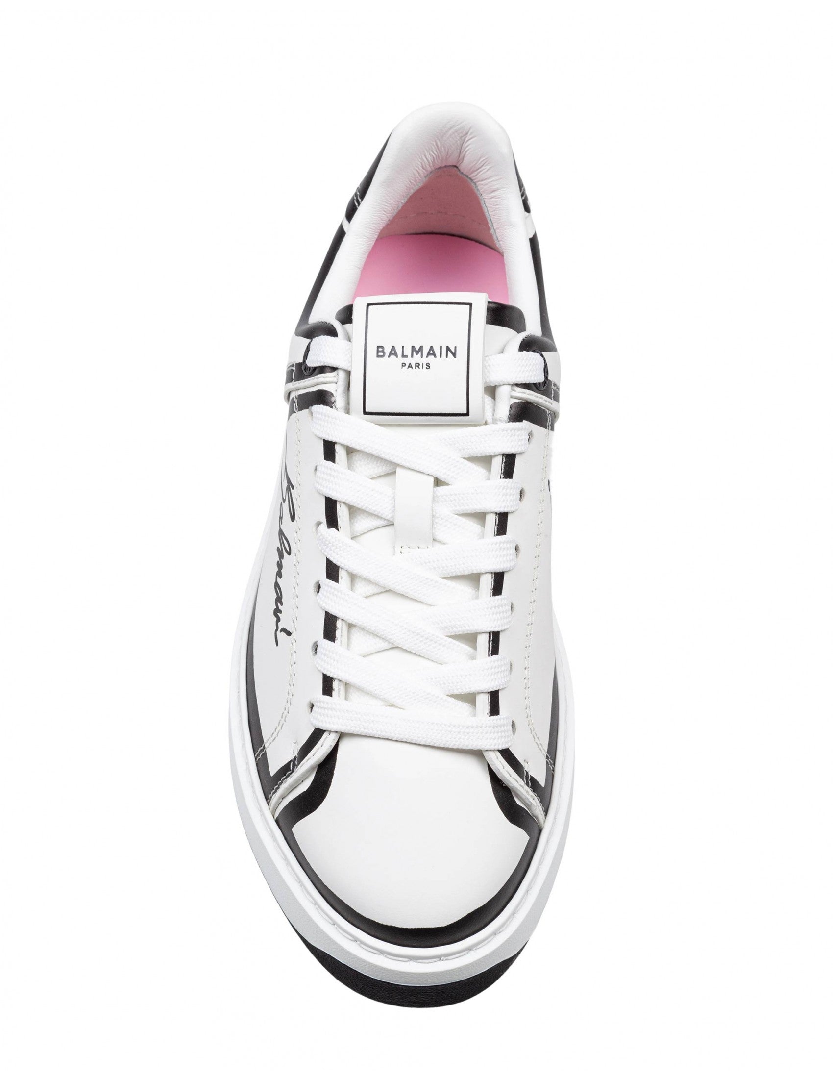 BALMAIN B-Court Leather Sneakers for Women - Spring Summer 25
