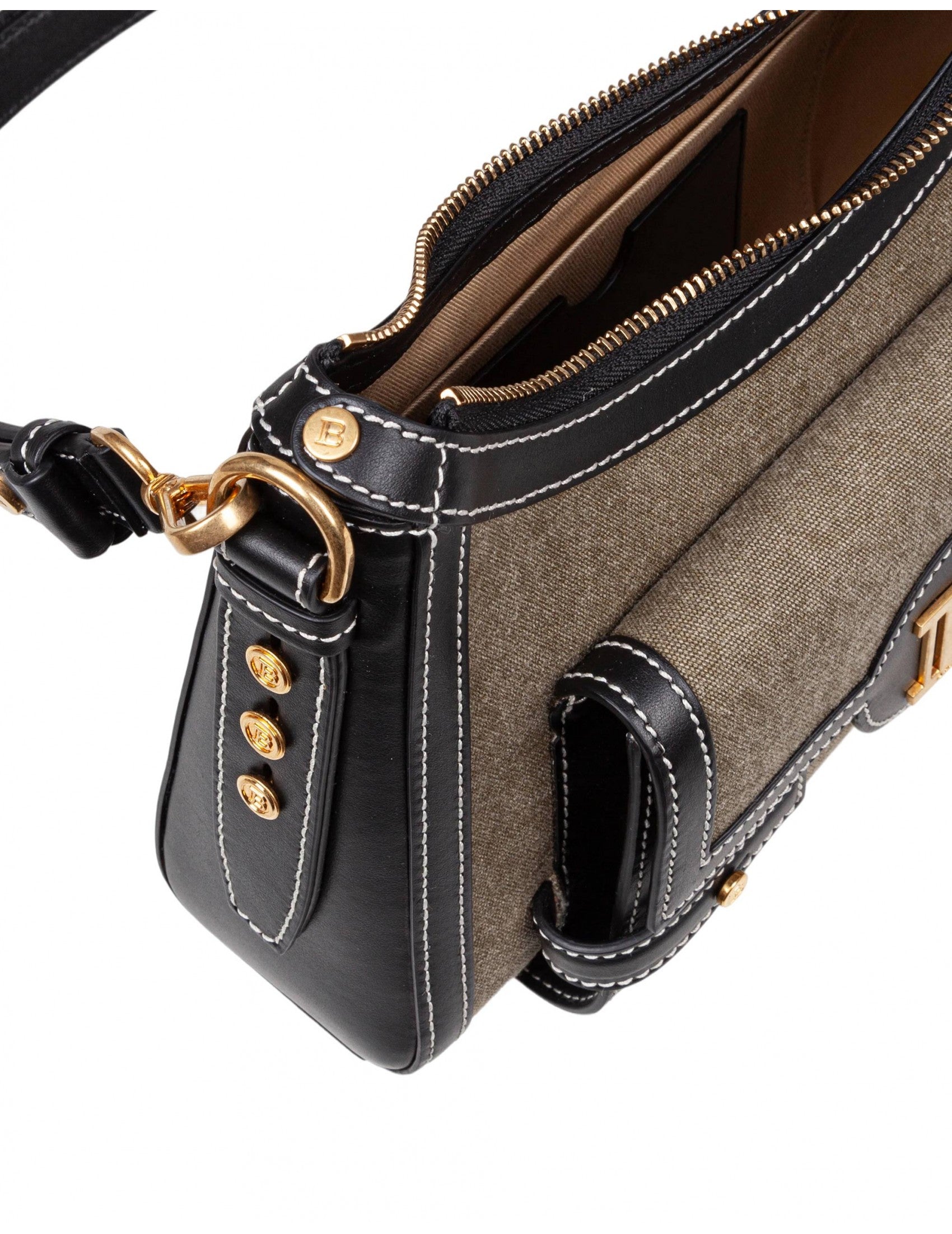 BALMAIN Chic Hobo Handbag - 28cm