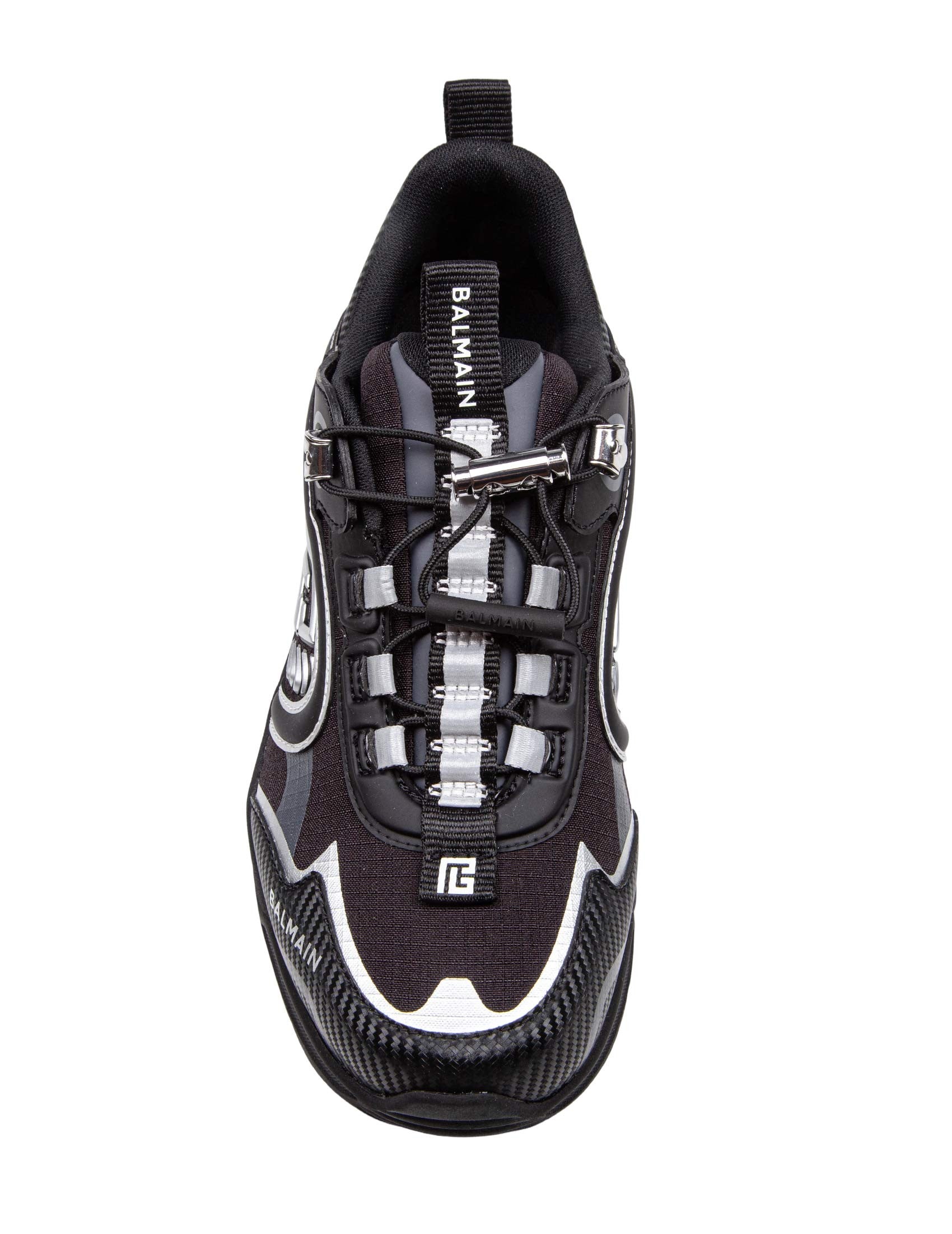 BALMAIN Sneaker in Mixed Materials - Spring Summer 25